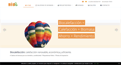 Desktop Screenshot of biocalefaccion.com