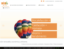 Tablet Screenshot of biocalefaccion.com